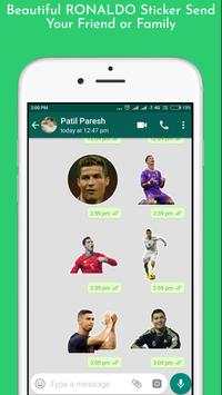 Ronaldo Sticker For WhatsApp screenshot 1