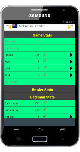 Stats of T20 Cricket World Cup screenshot 2