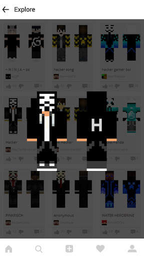 Hackers Skins For Minecraft screenshot 4