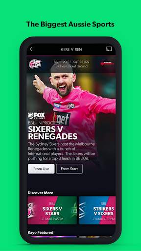 Kayo Sports - for Android TV screenshot 3