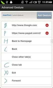 MX Add-on: Advanced Gesture screenshot 2