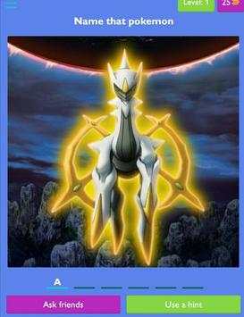 Legendary Pokemon Games Quiz screenshot 3