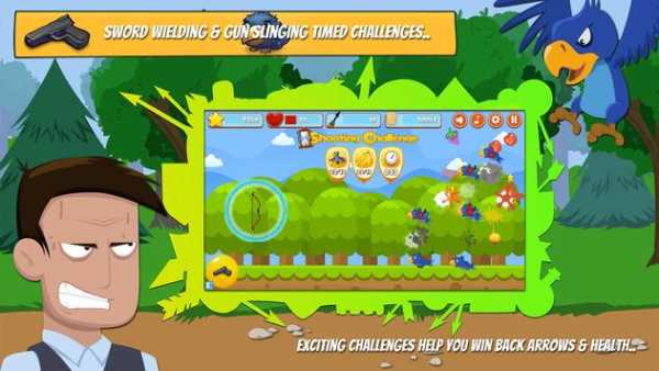Guilty Birds Archery Bow Arrow screenshot 3