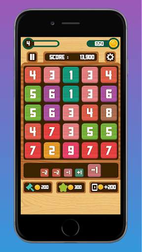 NumPlus! Merge Number Blocks Puzzle screenshot 4