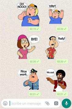Family Guy stickers screenshot 3
