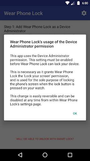 Wear Phone Lock for Wear OS screenshot 3