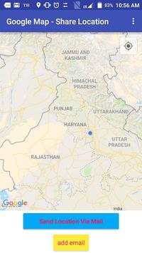 Share Your Location - Using Google Map screenshot 2