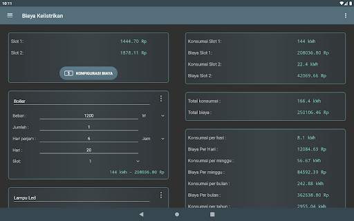 Biaya Kelistrikan screenshot 7