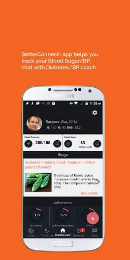 Best Diabetes, BP coach app screenshot 1