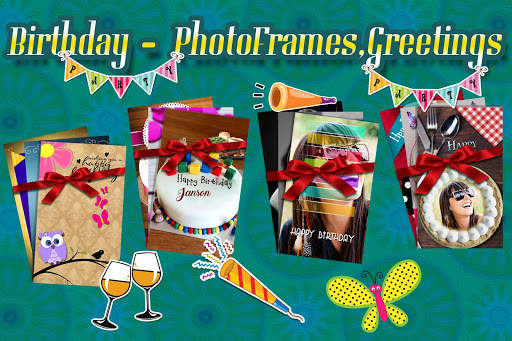 Birthday - Photo Frames,Greetings,cake with name screenshot 10
