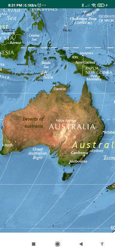 Physical World Map screenshot 7