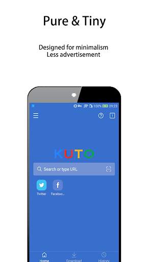 KUTO Video Browser-Web video downloader & player screenshot 1