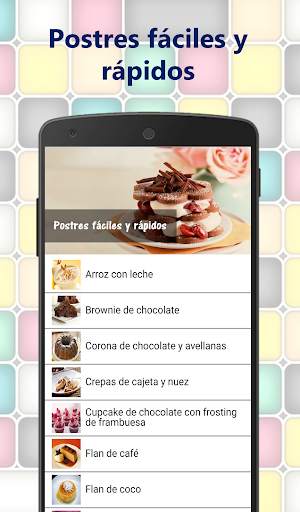 Postres fáciles y rápidos screenshot 2