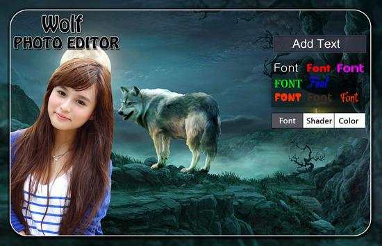 Wolf Photo Editor screenshot 2