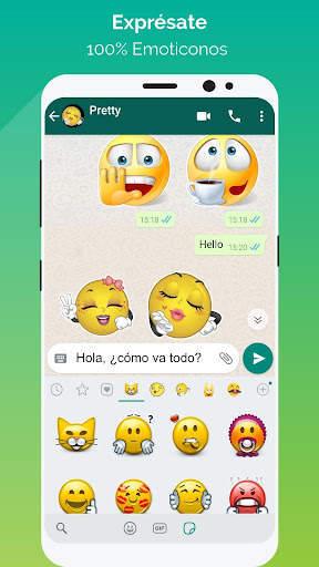 WeSmile Smileys. WASticker screenshot 1