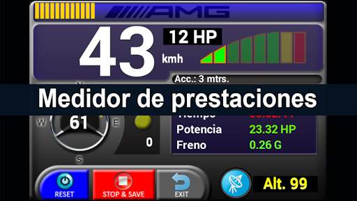 Car Performance Meter, velocímetro y gps tracker screenshot 2