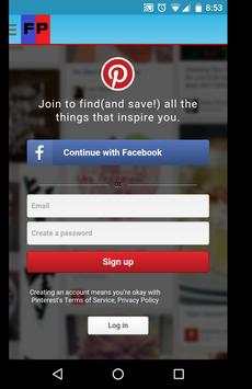 Blue! for Pinterest & Facebook screenshot 1