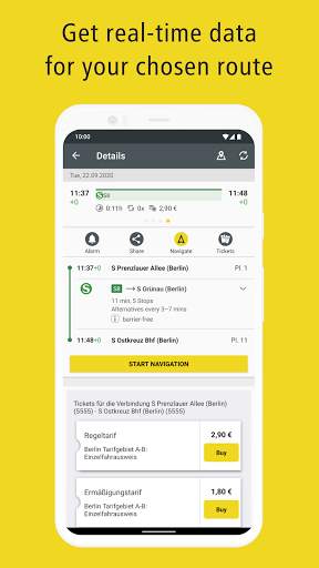 BVG Fahrinfo: Bus, Train, Subway & City Map Berlin screenshot 3