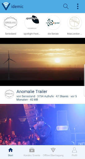 videmic - Event App screenshot 1