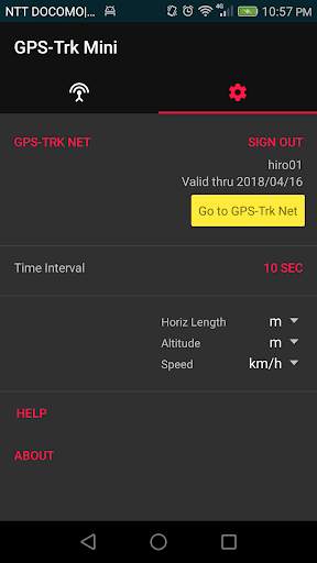 GPS-Trk Mini स्क्रीनशॉट 2