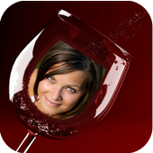 Wine Glass Photo Frame icon