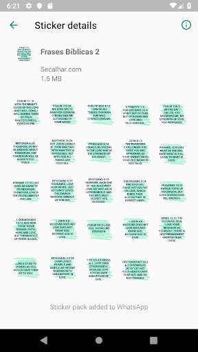 Biblical verses Stickers for Whatsapp screenshot 2