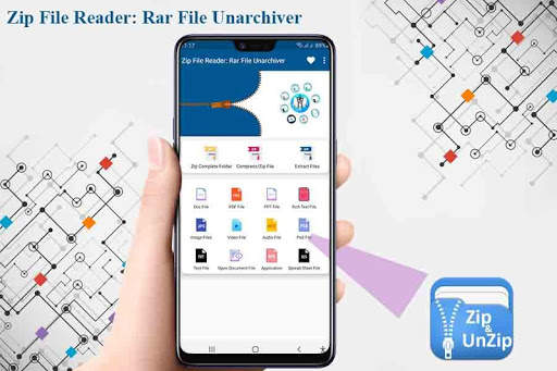 Zip File Reader: Zip Unzip File Manager скриншот 2