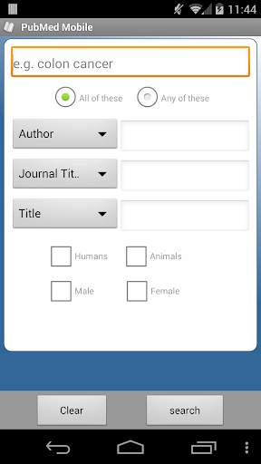 PubMed Mobile screenshot 1
