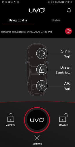 Kia UVO screenshot 1
