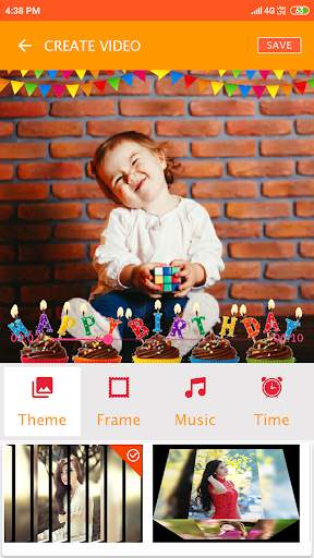 Birthday video maker Telugu - With photo and song screenshot 7