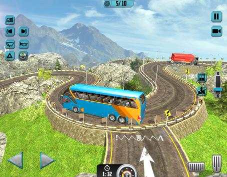 Uphill Offroad Bus Driving Simulator: Mountain Bus screenshot 3