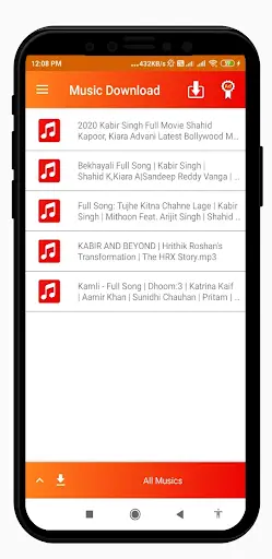 Download music mp3 - Free song Downloader 3 تصوير الشاشة