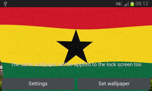 Ghana Flag Live Wallpaper screenshot 8