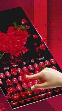 Red Rose Keyboard Theme screenshot 1