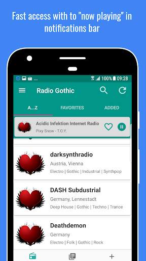 Radio Gothic - Gothic Music Radios Worldwide screenshot 4