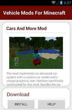 Vehicle Mods For Minecraft screenshot 3