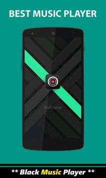Black Music Player   EQualizer screenshot 1