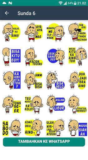 WA Sticker Sunda Lucu WaStickerApps screenshot 1