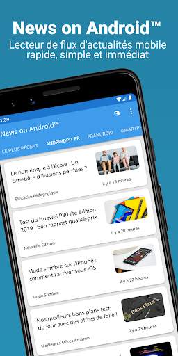 Nouvelles sur Android™ screenshot 1