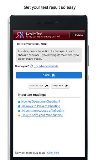Loyalty Test - Is my partner cheating on me? Quiz screenshot 5