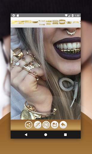 Gold Teeth Photo Editor screenshot 4