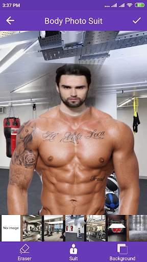 Body Builder Photo Suit 4 تصوير الشاشة