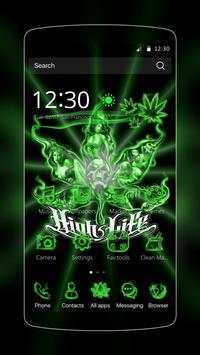 Rasta Weed Launcher Theme screenshot 1