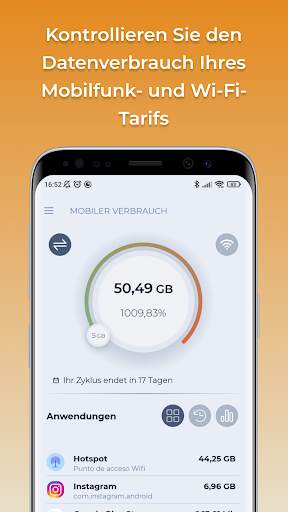 Mobiler Datenverbrauch screenshot 1