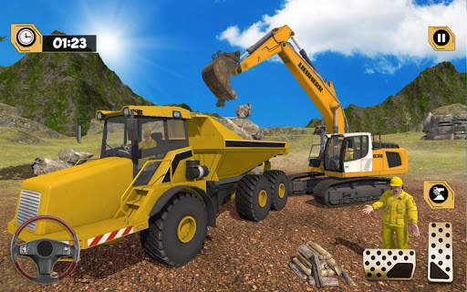 Heavy Excavator Construction Crane Simulator 2019 screenshot 2