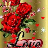 Yellow Butterfly Red Rose Live on 9Apps