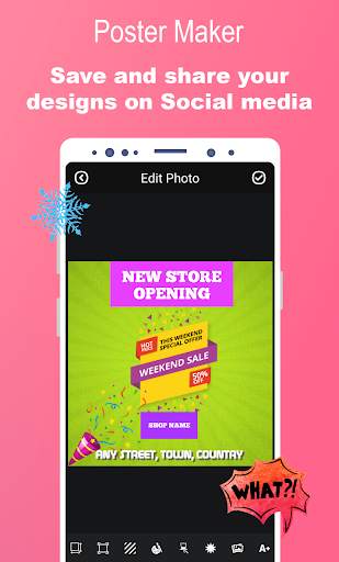 Poster Maker - Flyer Designer screenshot 4