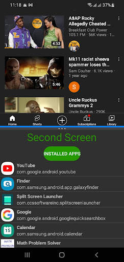 Split Screen Launcher screenshot 1