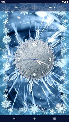 Snowflake Stars Live Wallpaper screenshot 3