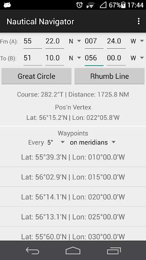 Nautical Navigator screenshot 1